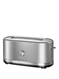 Kitchenaid 5Kmt4116Bcu Long Slot Toaster - Silver